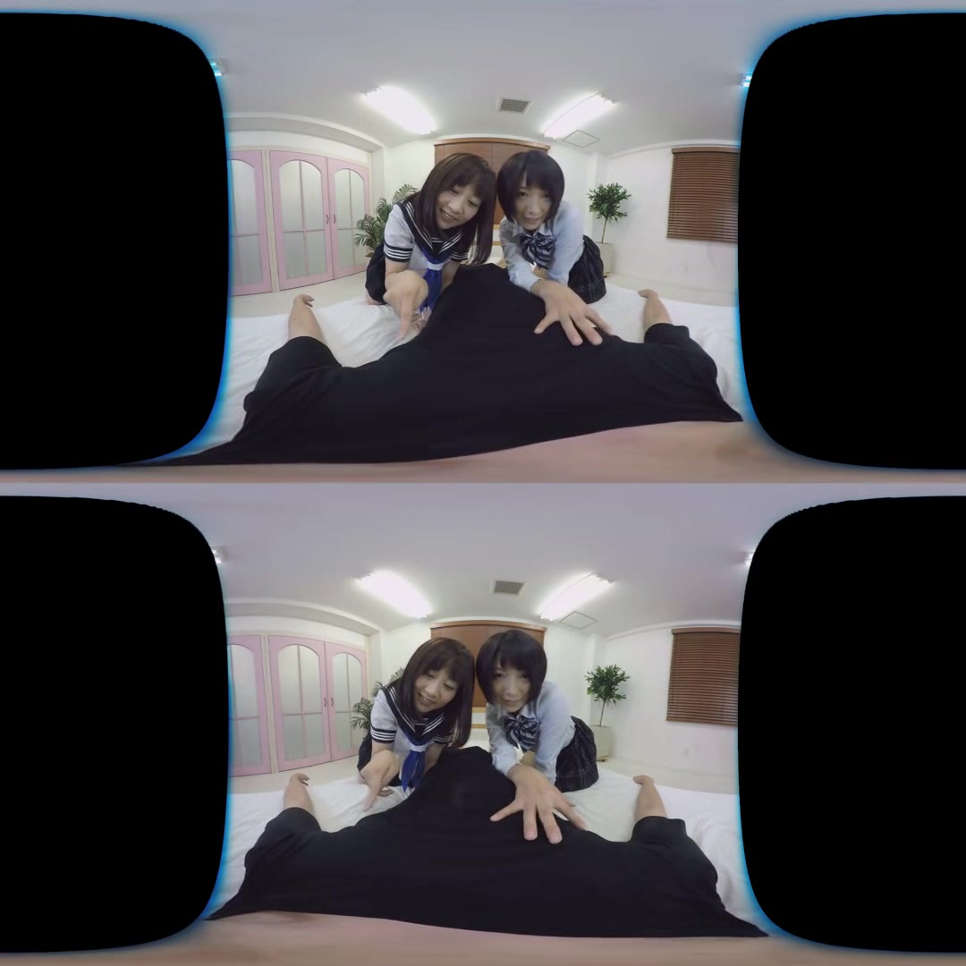 Schoolgirls' Virtual Health Lesson; Japanese Teen MFF Threesome