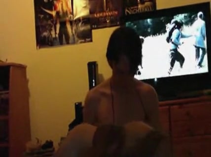 Cute chick fucked hard by her boyfriend from behind