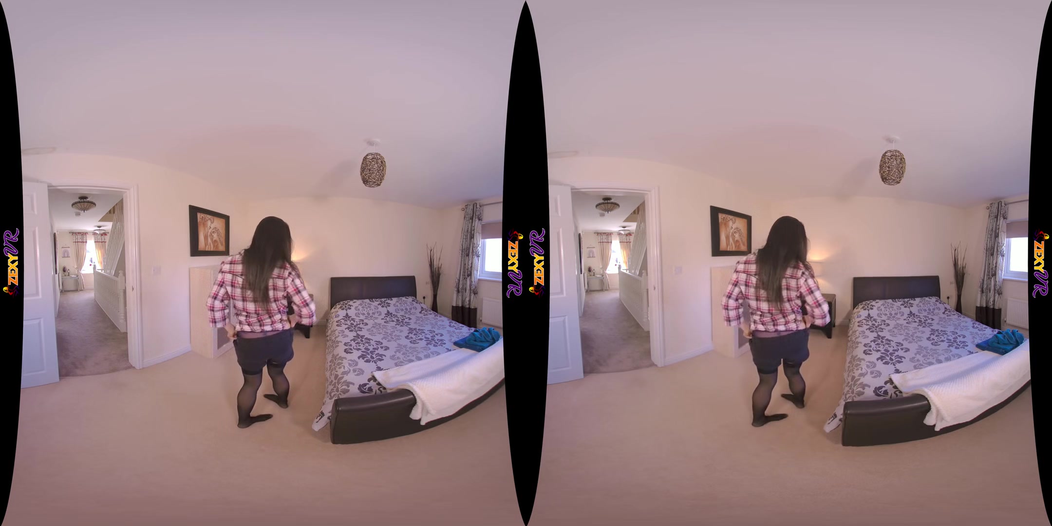 Strip Bargain - Cute and Petite Brunette Solo Striptease