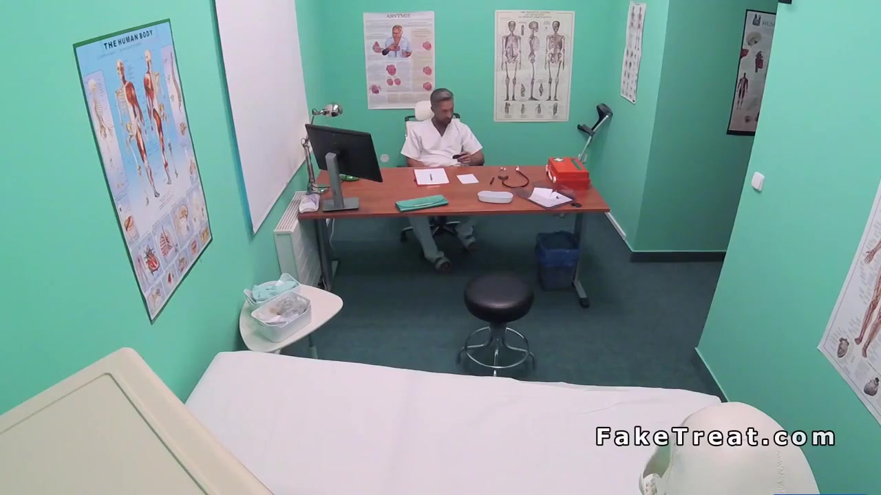 Doctor Bangs Huge Fake Tits Patient