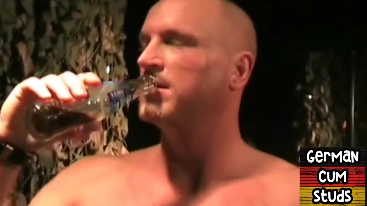 Mouthjizzed German Masked Bottom Gangbanged In Sling