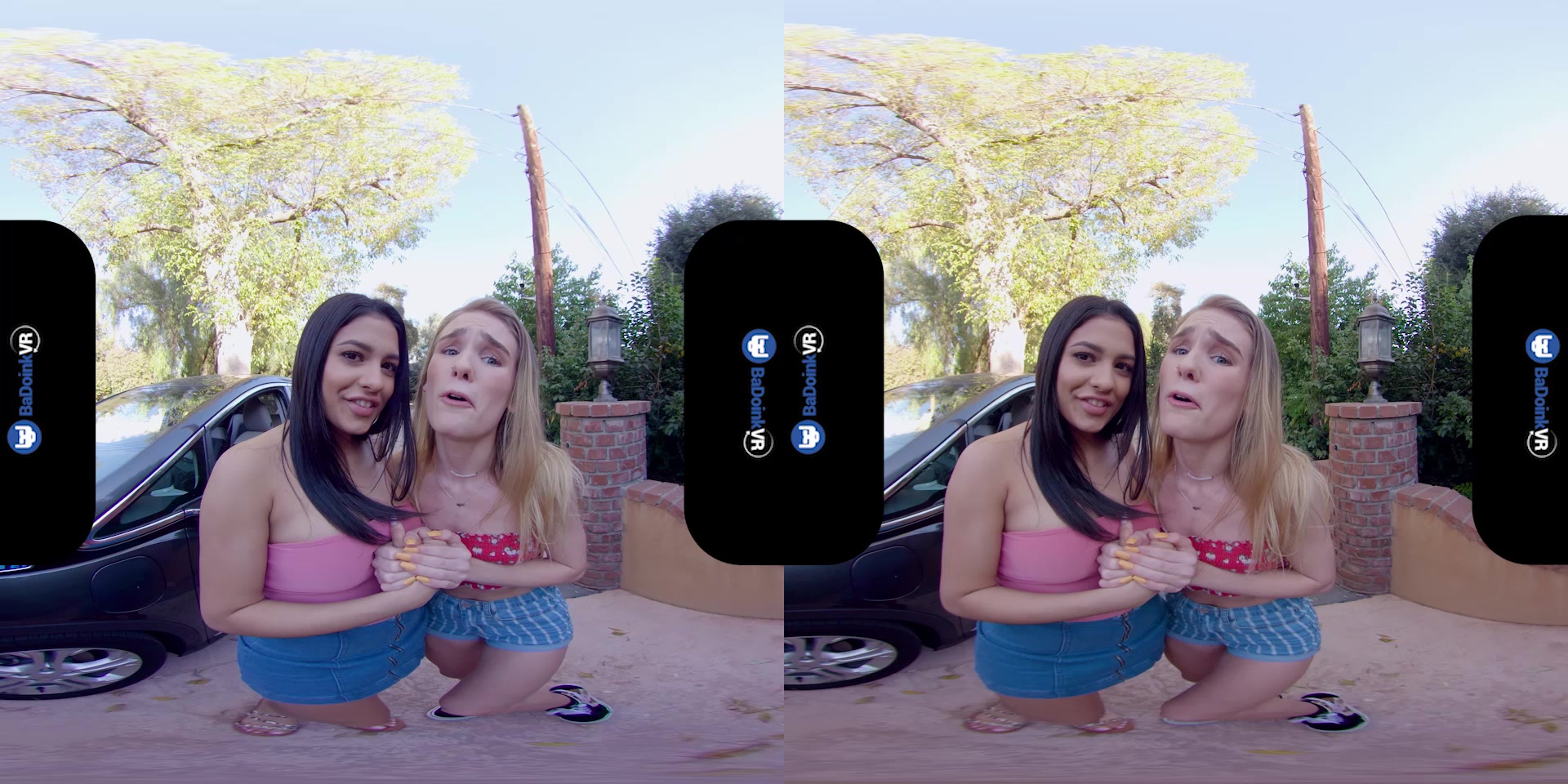 Natalie Knight & Serena Santos in Gash Cam - BadoinkVR