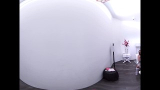 VR Bangers - [360° VR] Sexy Pristine Edge touching her Pussy while studying