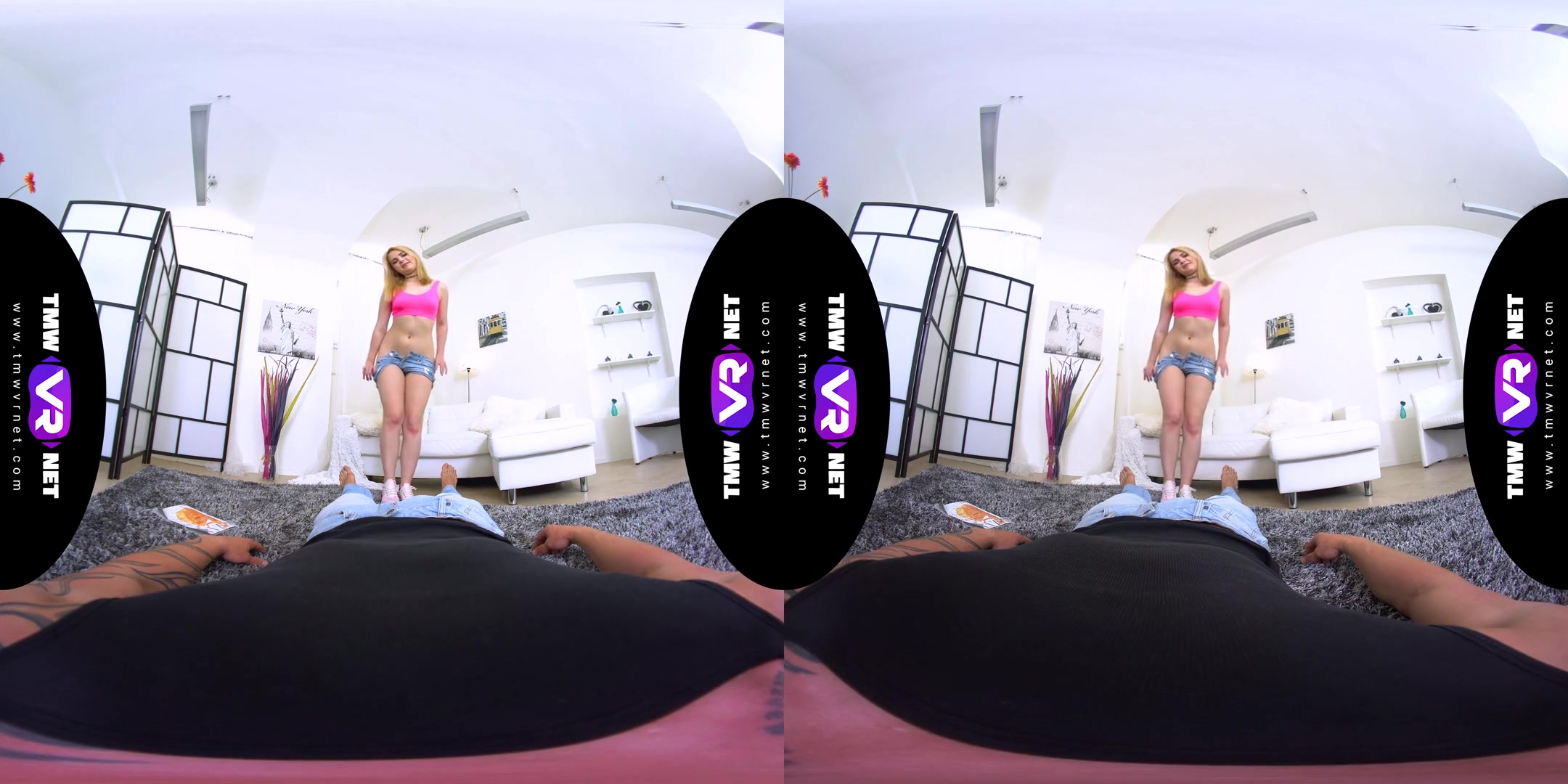 Lolly Small in Blonde Sweetie Gets Cummed - TmwVRNet