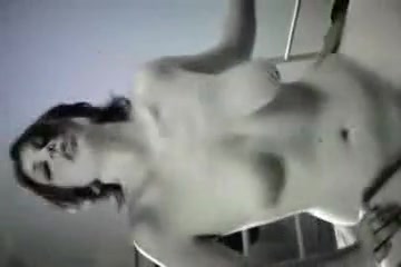 Naughty girl fucks in dark style and lets to film her