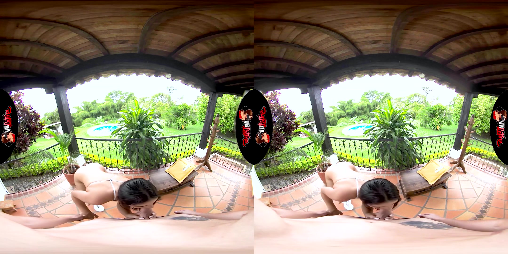 Big Booty Beauty - Curvy Latina Babe Fucks Outside