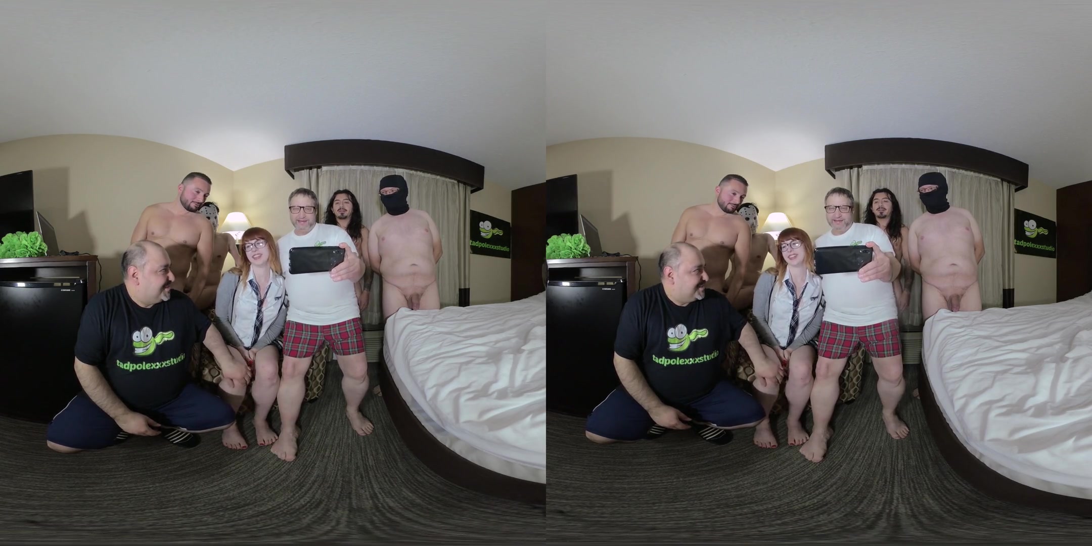 Hannah Grace Creampie GANGBANG 1 of 4; Horny Amateur teen 18+ Fucking a Group of Older Men 3D Porn