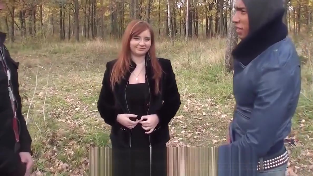 redhead with huge tits sucking dick