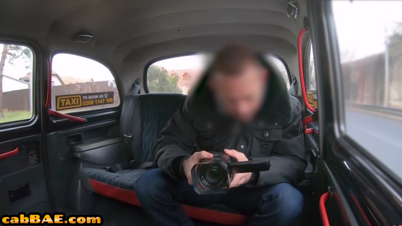 Blackhaired busty cabbie POV stuffed in missionary pose