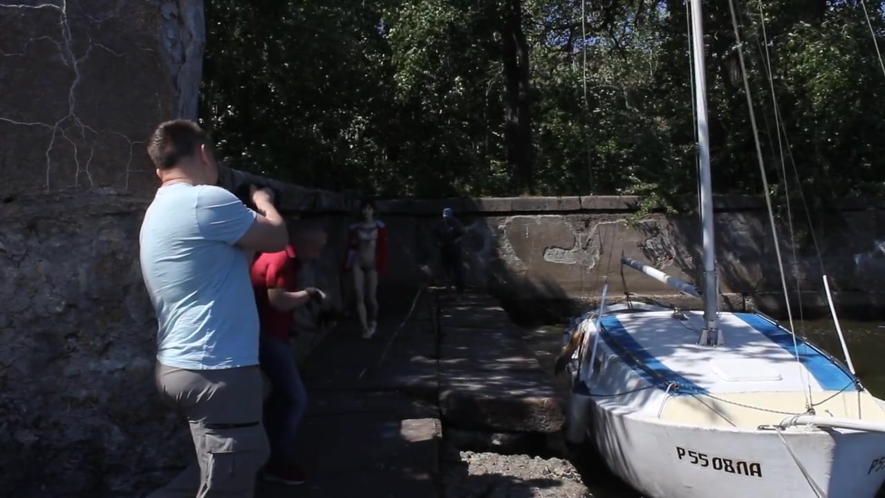 Nude Shooting On A Boat. Live Video