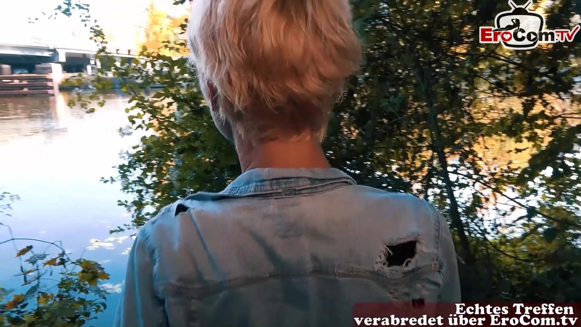 German skinny tattoo Artist picked up at blind date casting