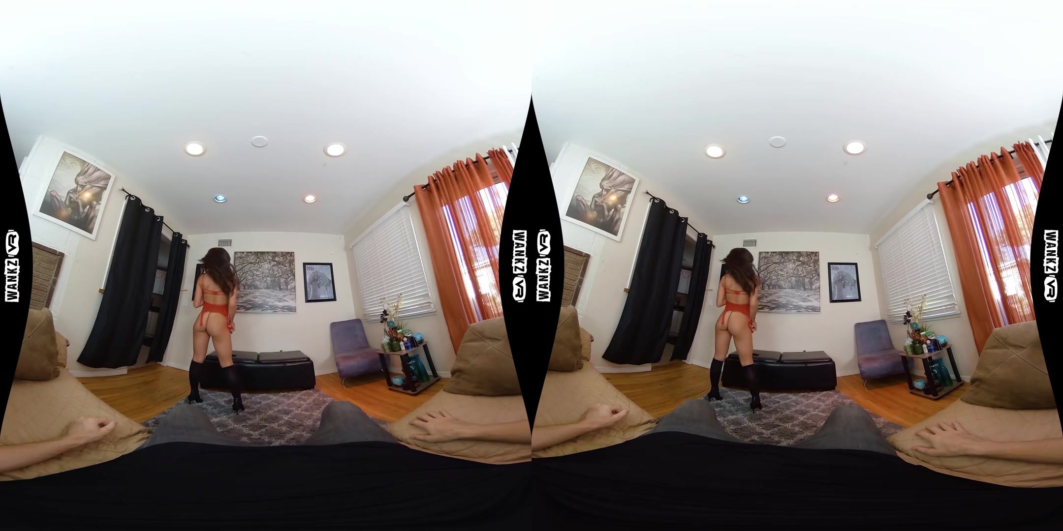 Bottled Up Rocket; Hot Virtual Girlfriend Experience in Red Lingerie