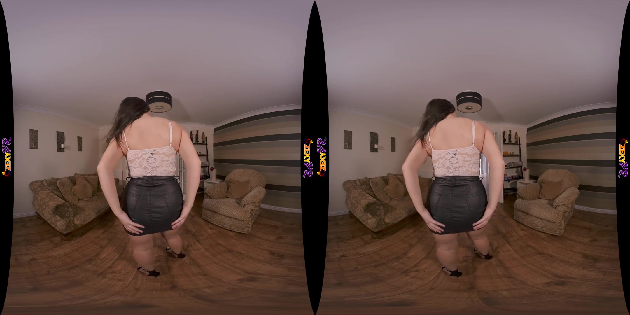 Perfect & Peachy - Big Tits Babe Stripping - SexLikeReal
