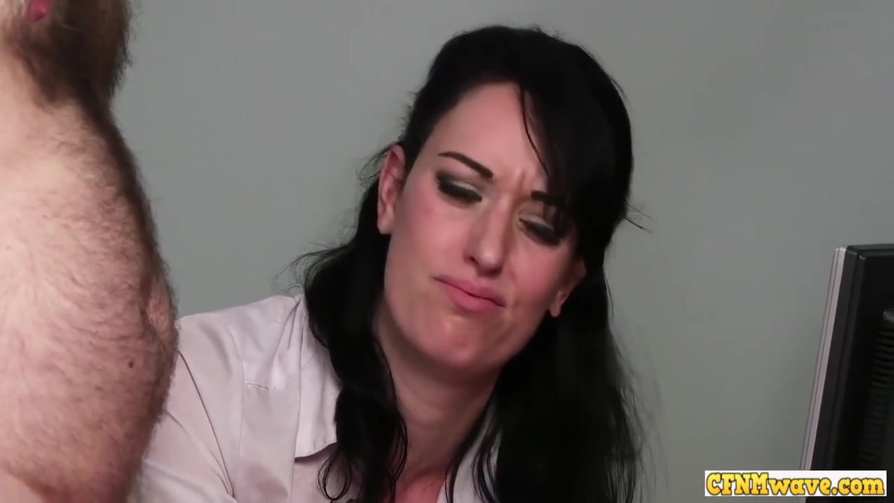 Horny Office Handjob Babes Jerk Off Dick 5 Min