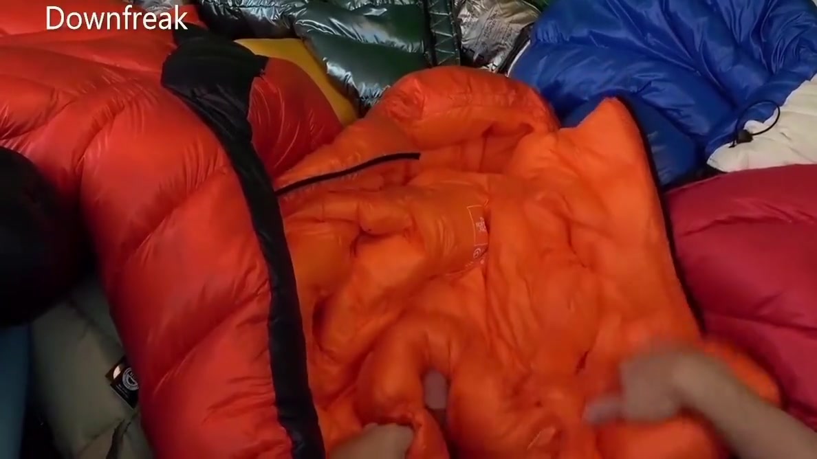 Humping 20 Down Puffer Jackets In An Inflatable Pool