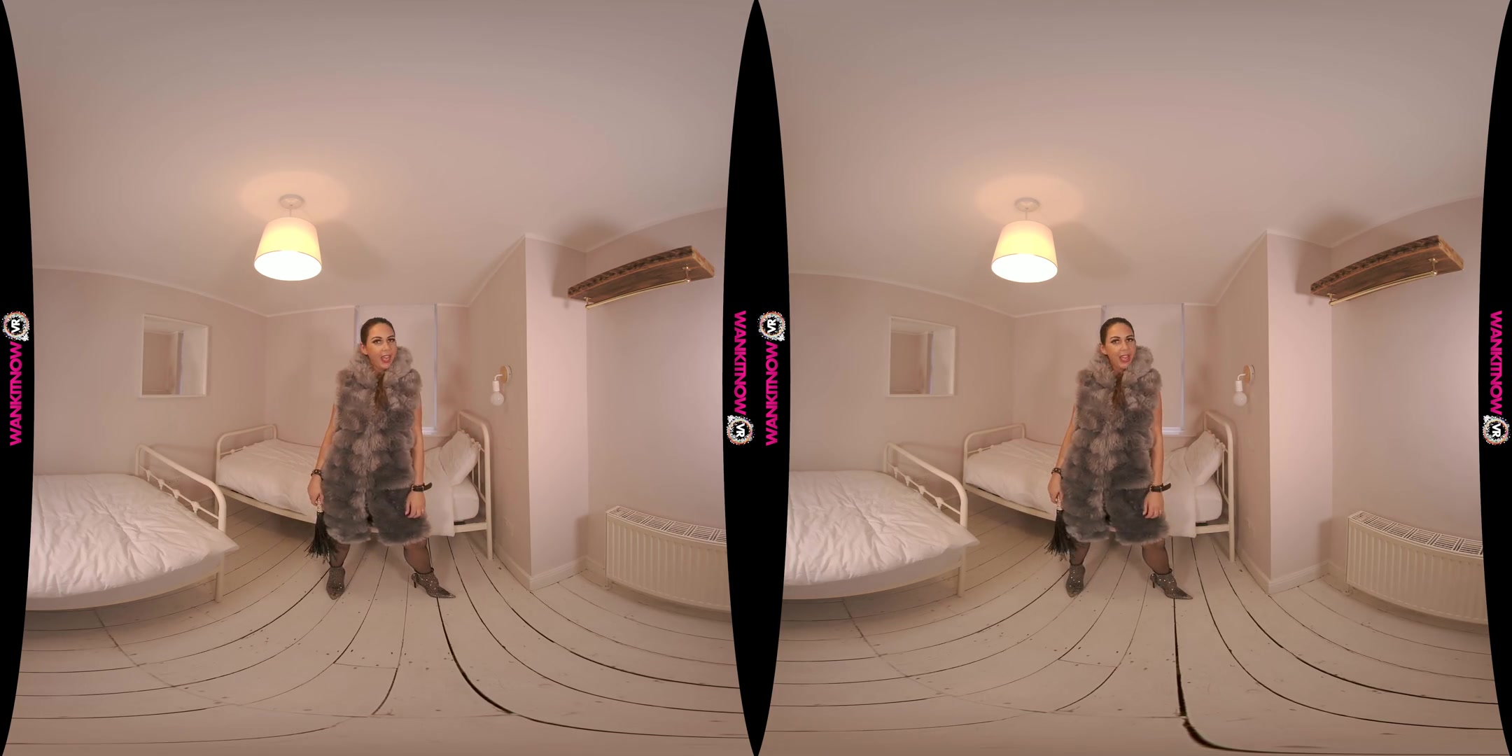 Get Naked - Big Tits Mistress Teases you in VR - SexLikeReal