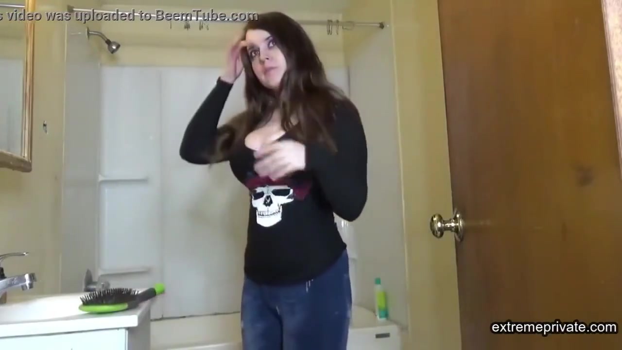 Spying On Slutty Stepsister In Front Of Mirror