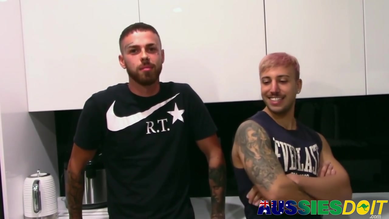 Inked Gay Plowed After Cock Sucking