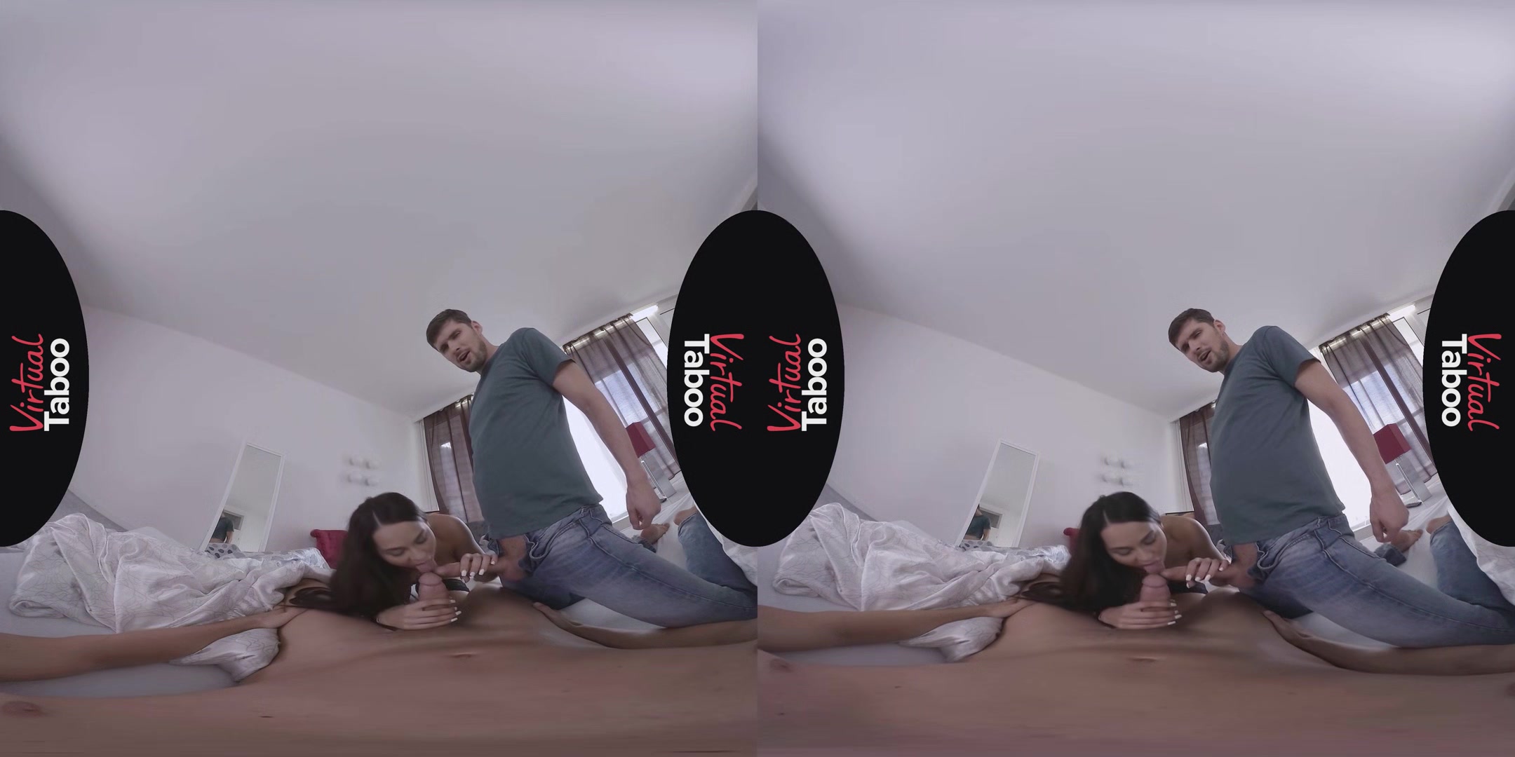 Ashley Woods VR Porn: Sis Faking It And Gets A DP - VirtualTaboo