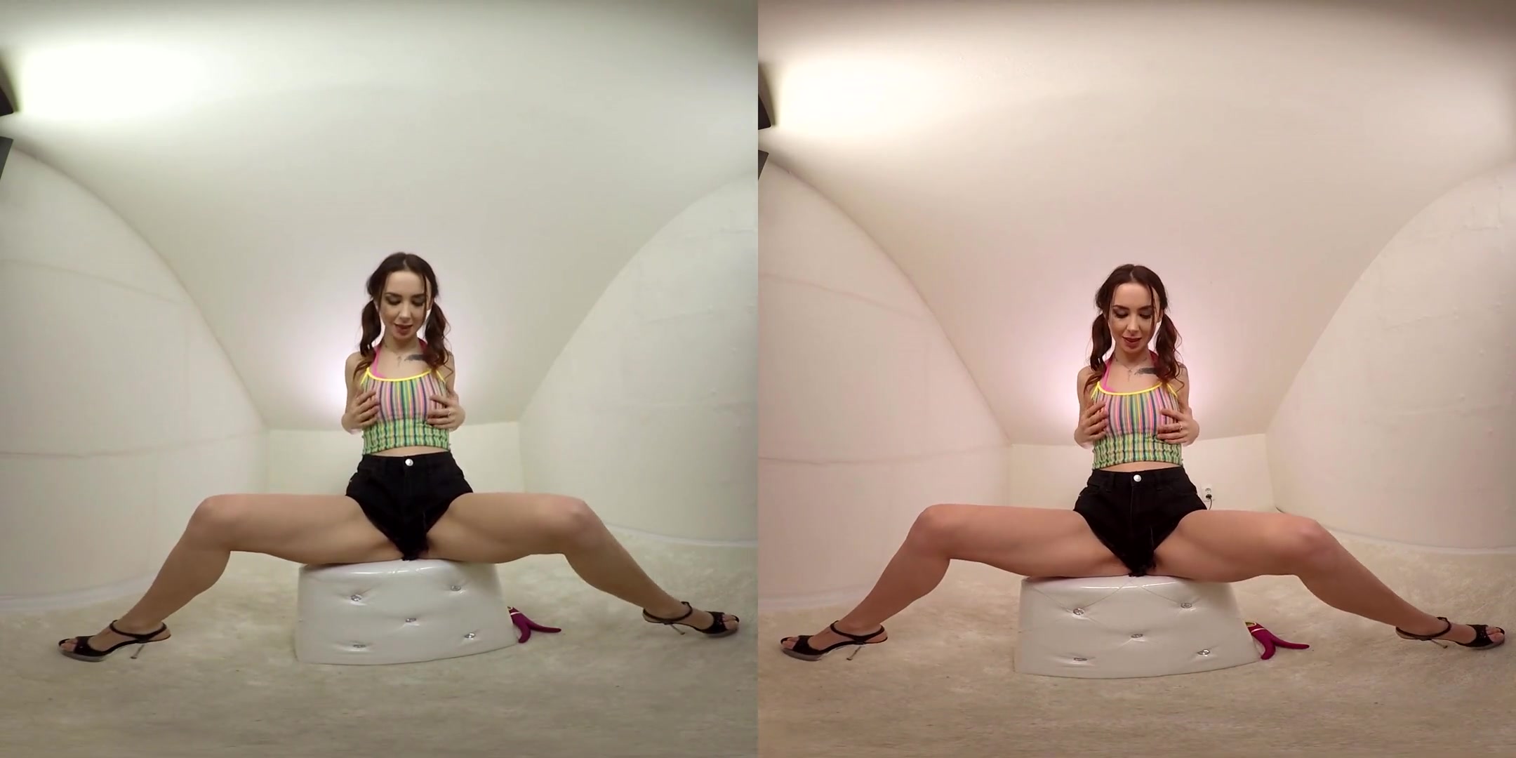 Free Dee in Petite Lara Ferry Cums on Her Vibrator - BravoModelsMedia