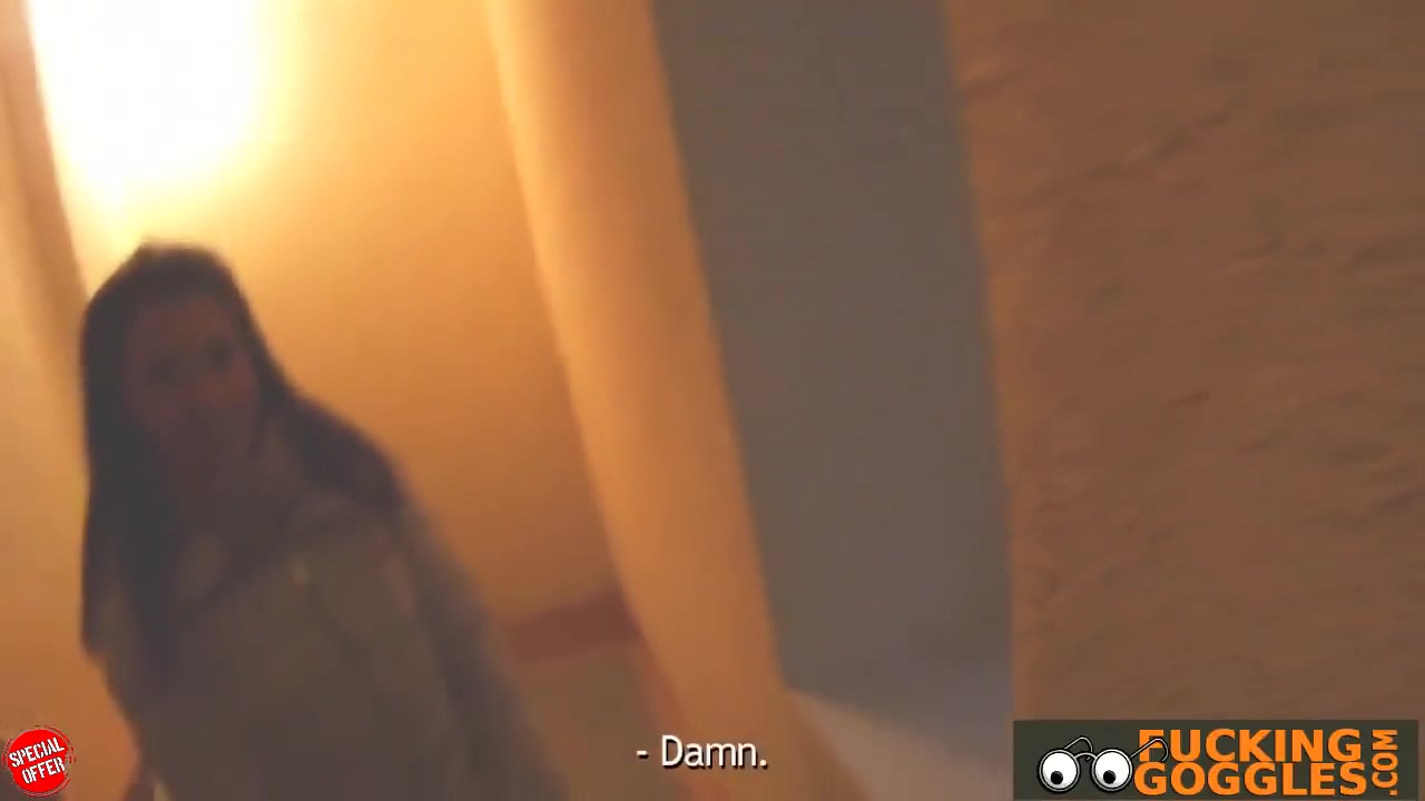Russian Babe Has Sex In A Hallway