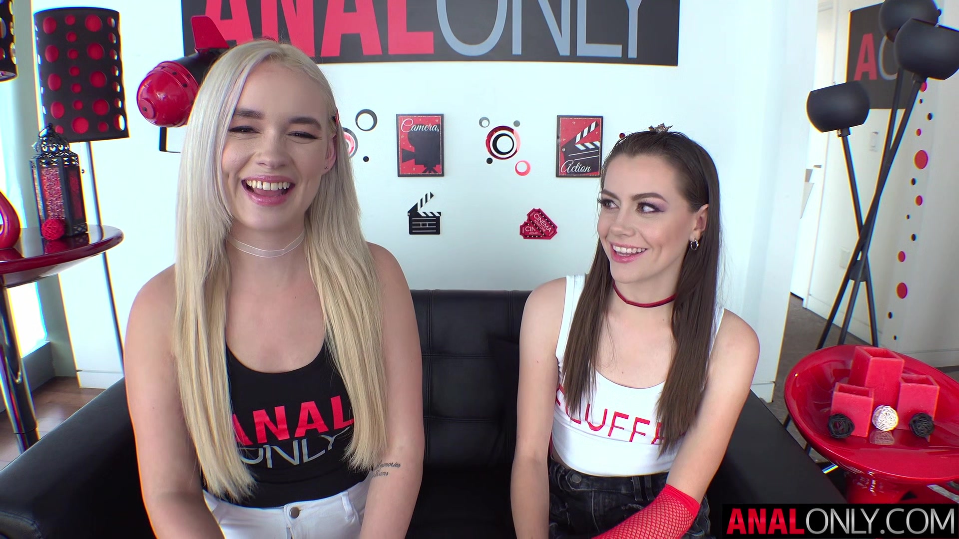 ANAL ONLY Khloe Kingsley and Selena Love have a good time