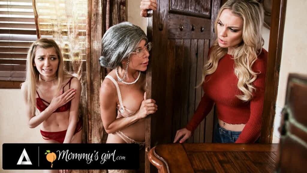 MOMMYSGIRL Alexis Fawx Fakes Being An Old Maid To Secretly Fuck With Her Stepdaughter