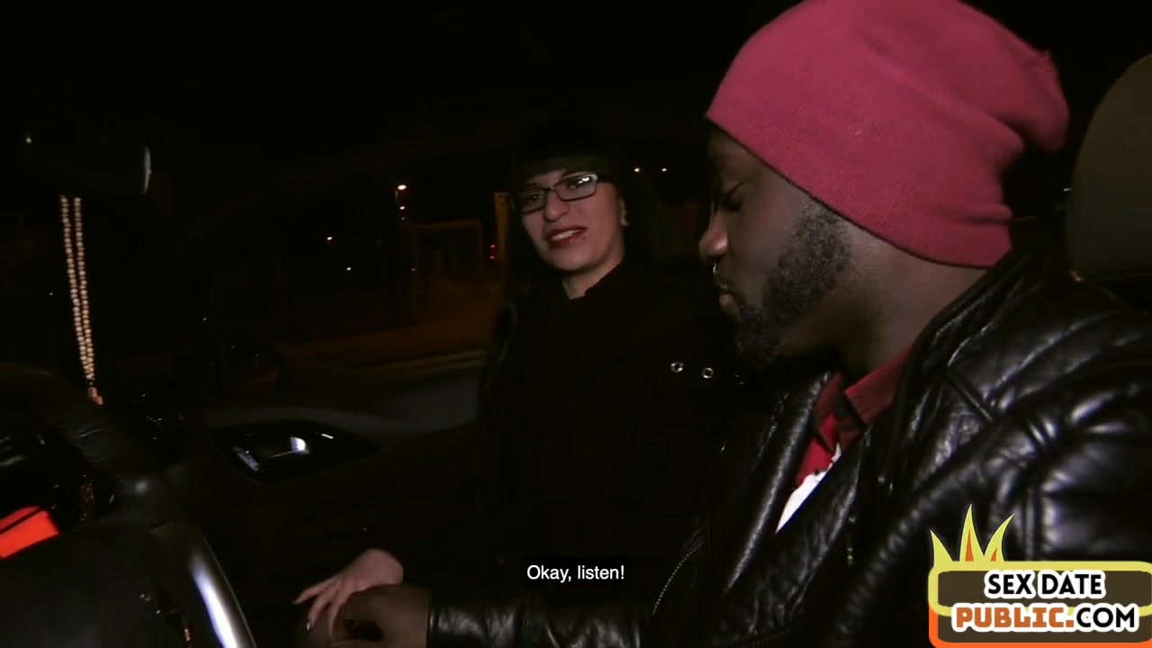 IR German amateur babe public fucked outdoor by Black man