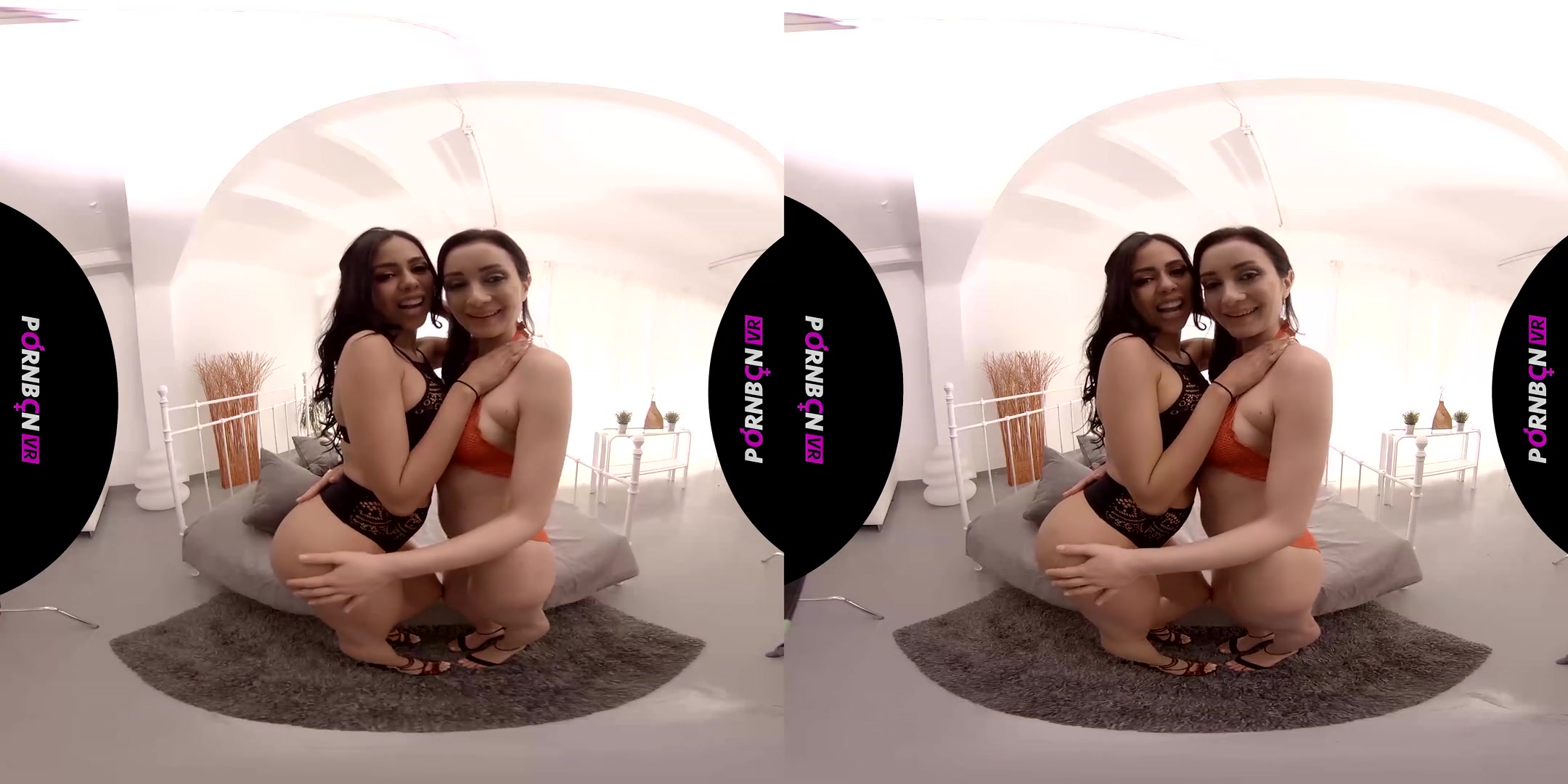 2 Special Lesbians, schoolgirls 18+ & Play with Them - FFM Lesbian Threesome