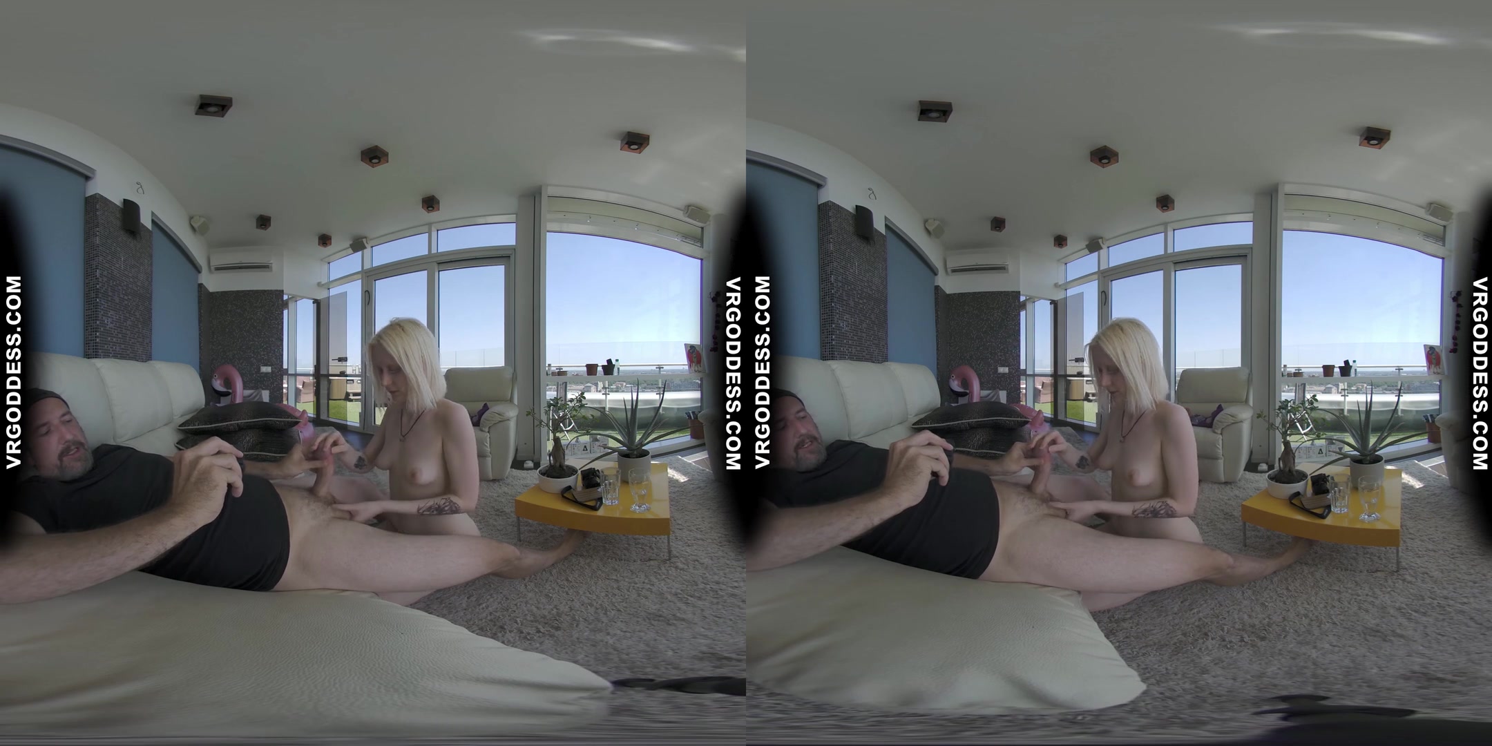 Skinny Pale Ingrida Giving Me Risky Public Rooftop Blowjob Getting Caught Letting Me Cum On Her Tits