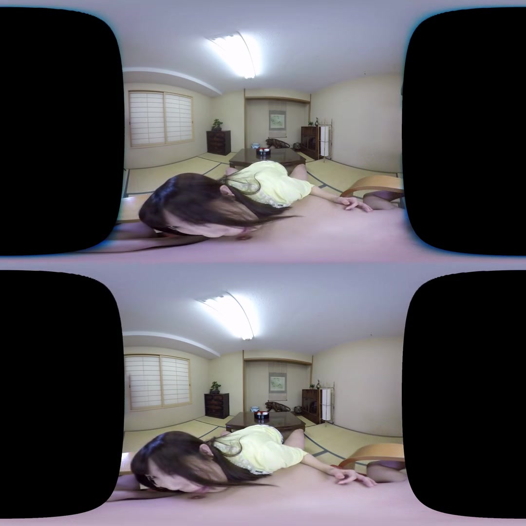 Gazing at the Virtual Blowjob; Cute Japanese MILF Oral POV