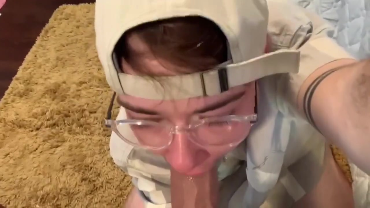 Pov: Trans teen 18+ Virgin Sucks Your Dick