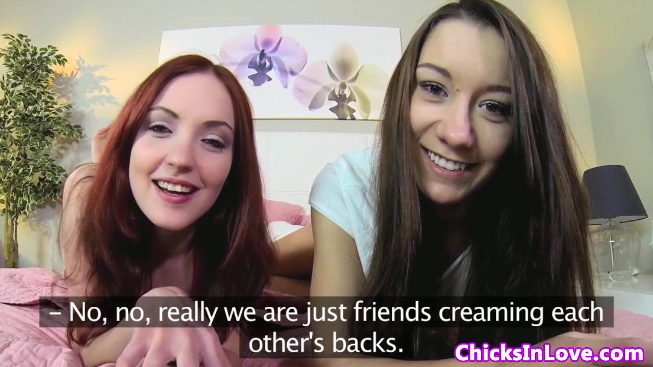 Redhead lesbian fingering and licking wet box