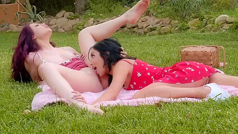 Sabrina Rouge & Jade Baker in Wild Flowers - WhenGirlsPlay