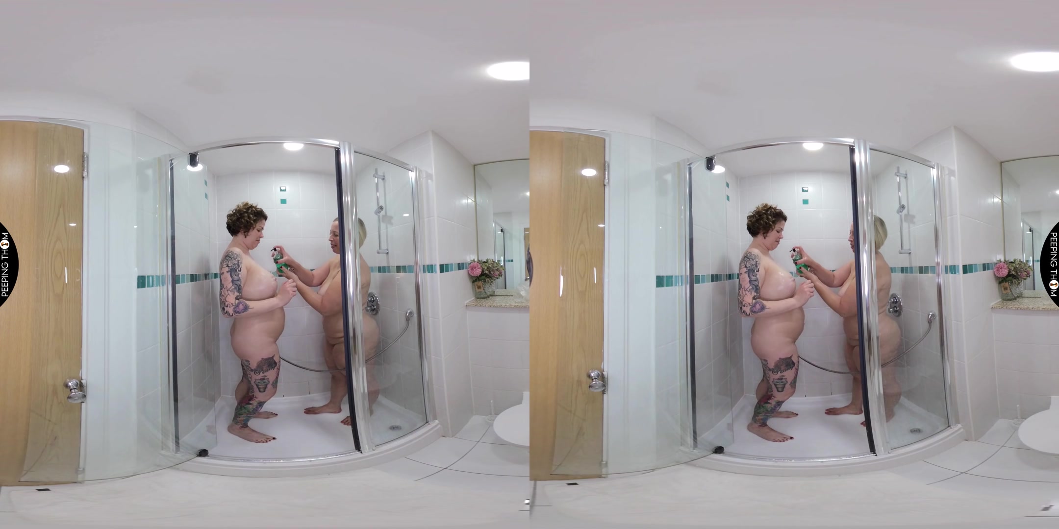 Behind The Scenes Shower - PeepingThom