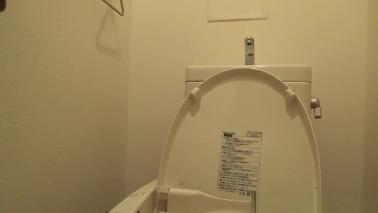 Hairy teen 18+ Pees In Toilet