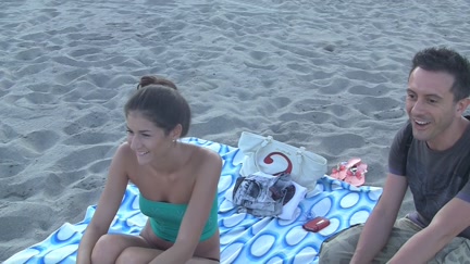 Met at the beach and drilled in all holes bewitching brunette hair