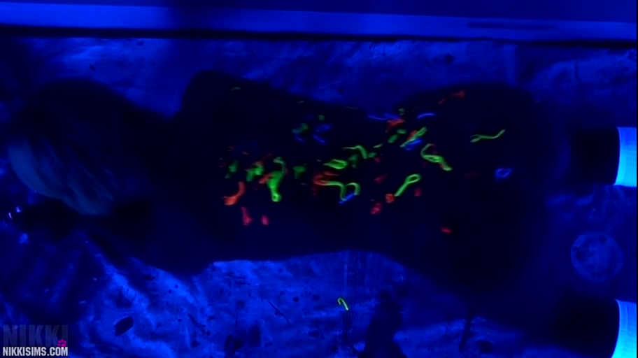 Black Light Body Paint video