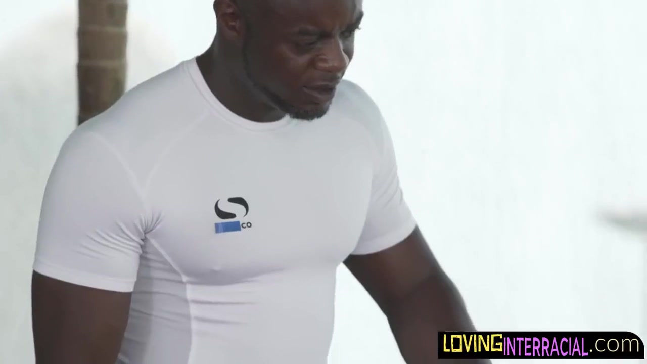 White Babe Anally Drilled By Bbc In The Gym