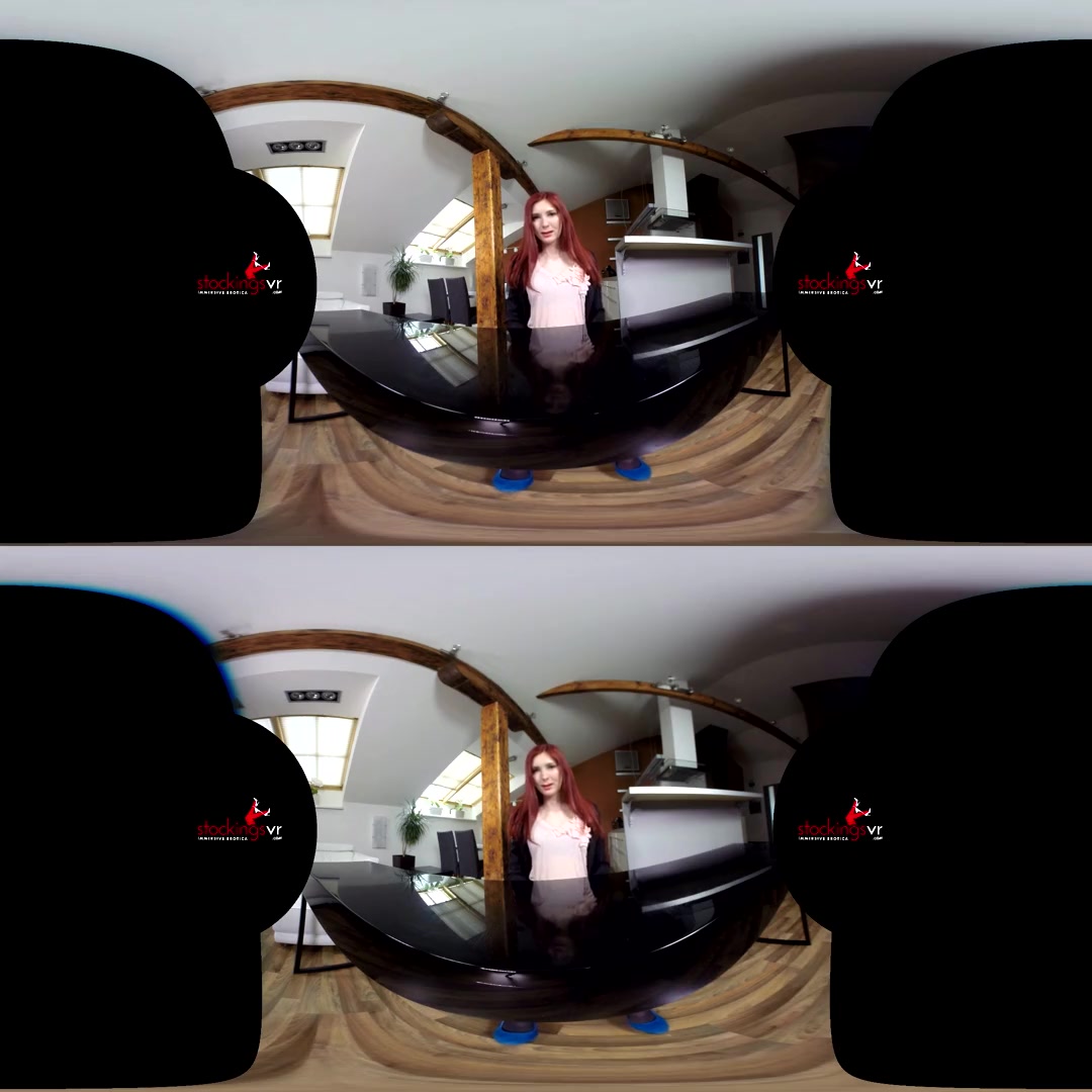Kattie Gold in Under My Desk Katy Gold - StockingsVR