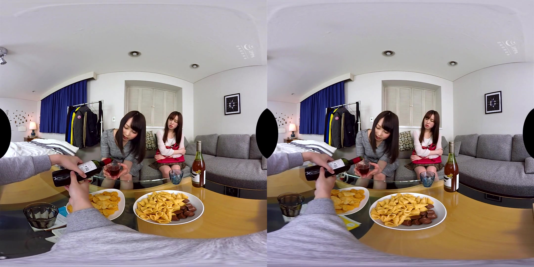 Nao Kiritani & Yoshika Futaba in Nao Kiritani & Yoshika Futaba Missing Last Train for Threesome Sex 1 - KoalaVR