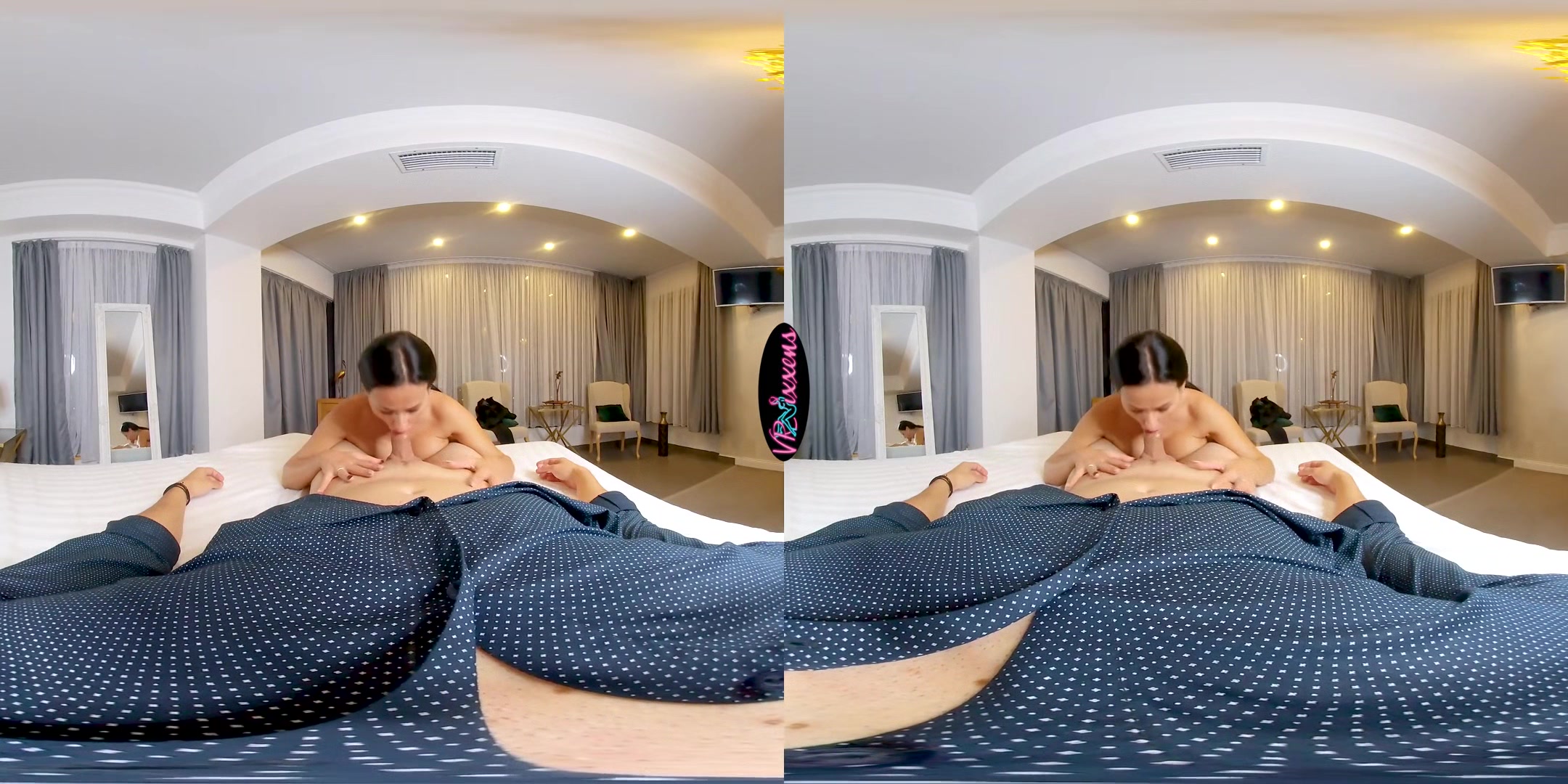 Sucked Off By Dirty Talking Bitch - Big Tits Pornstar Virtual Reality Blowjob Cum in Mouth
