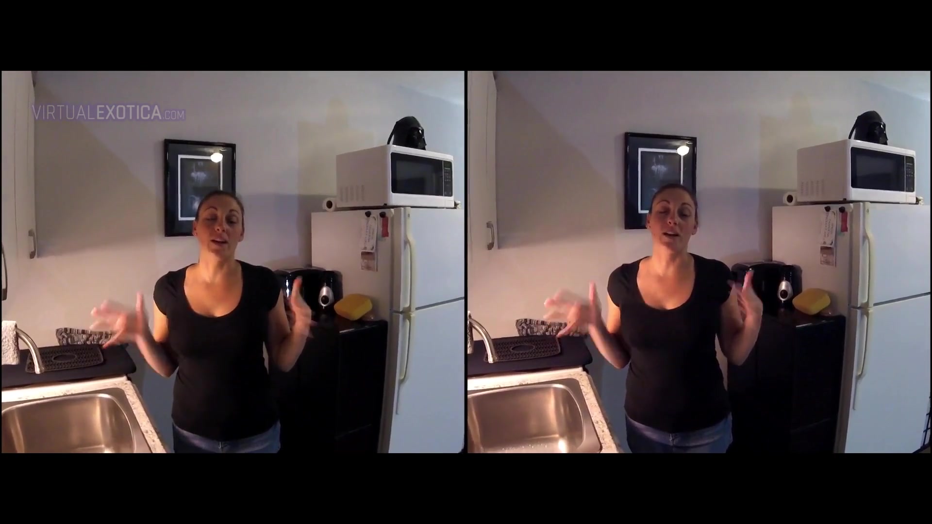 Invisible Spying on PAWG Melanie Hicks Cleaning House - SexLikeReal