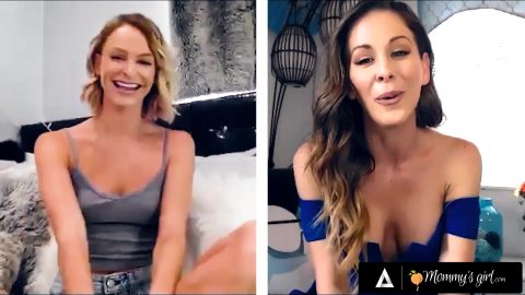 MOMMYSGIRL Thirsty Emma Hix And Stepmom Cherie DeVille Share Their Wet Pussy On Cam