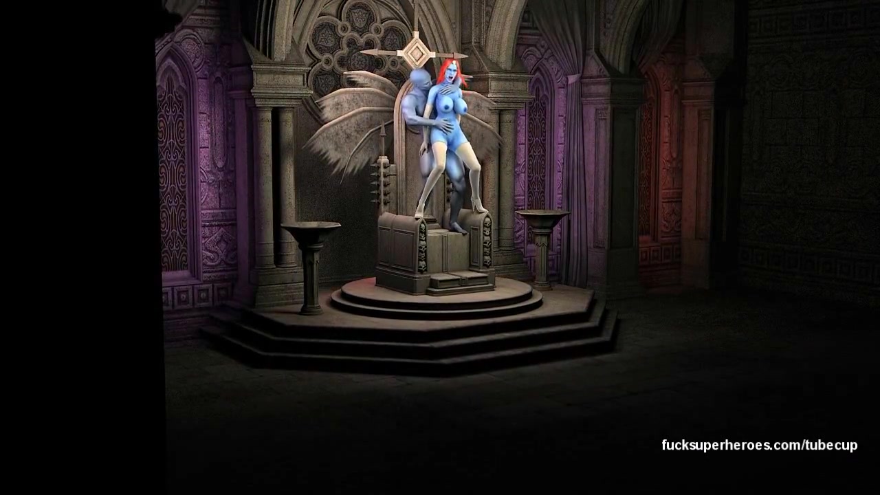Blue commander smashes the Blue Beauty in the dungeon