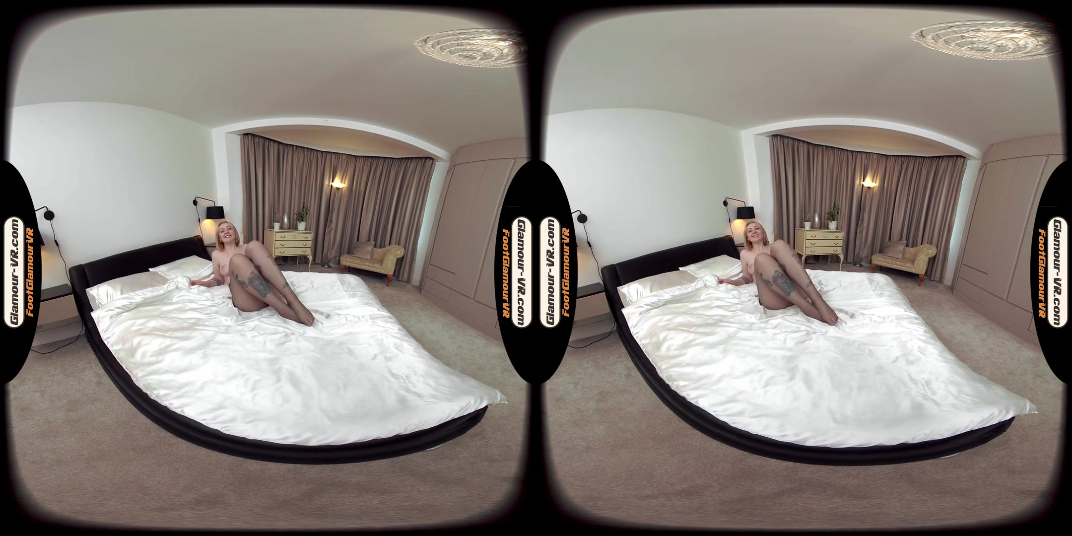 Em Yang's 8k Vr Foot Joi: E-cup Sensation Removes Tights And