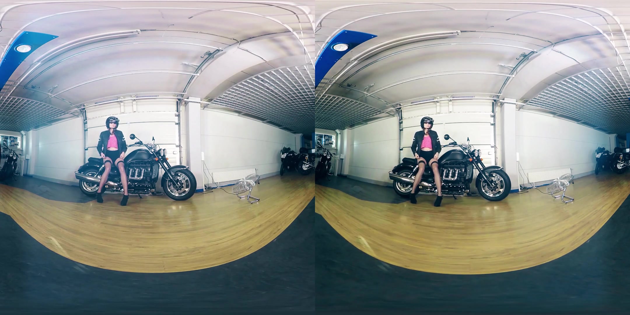 Klara in Redhead Gets Turned on by Her Motorcycle - BravoModelsMedia