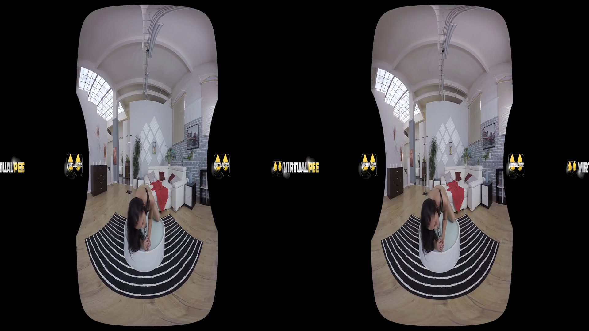 Amanda Estela in The Glass Dildo - VirtualPee