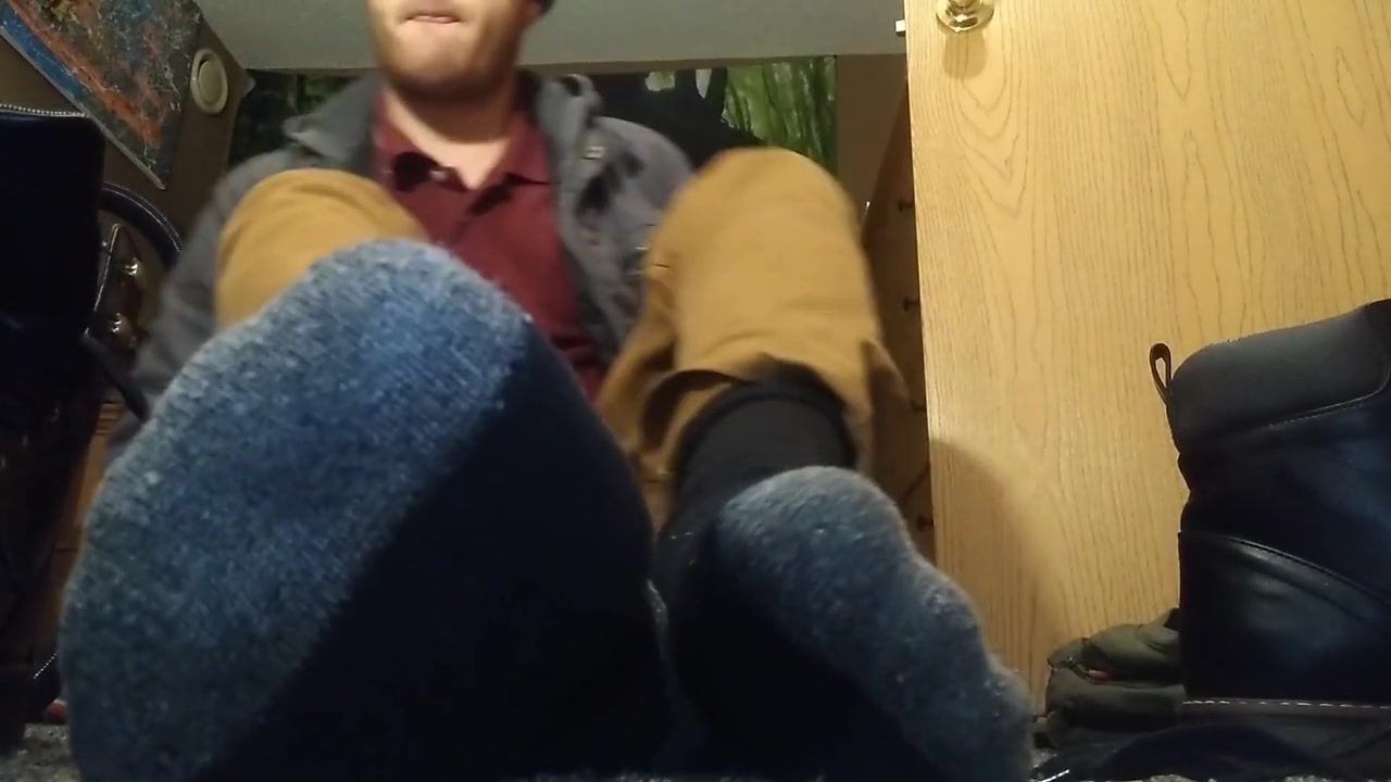 Sniffing My Socks And Boots