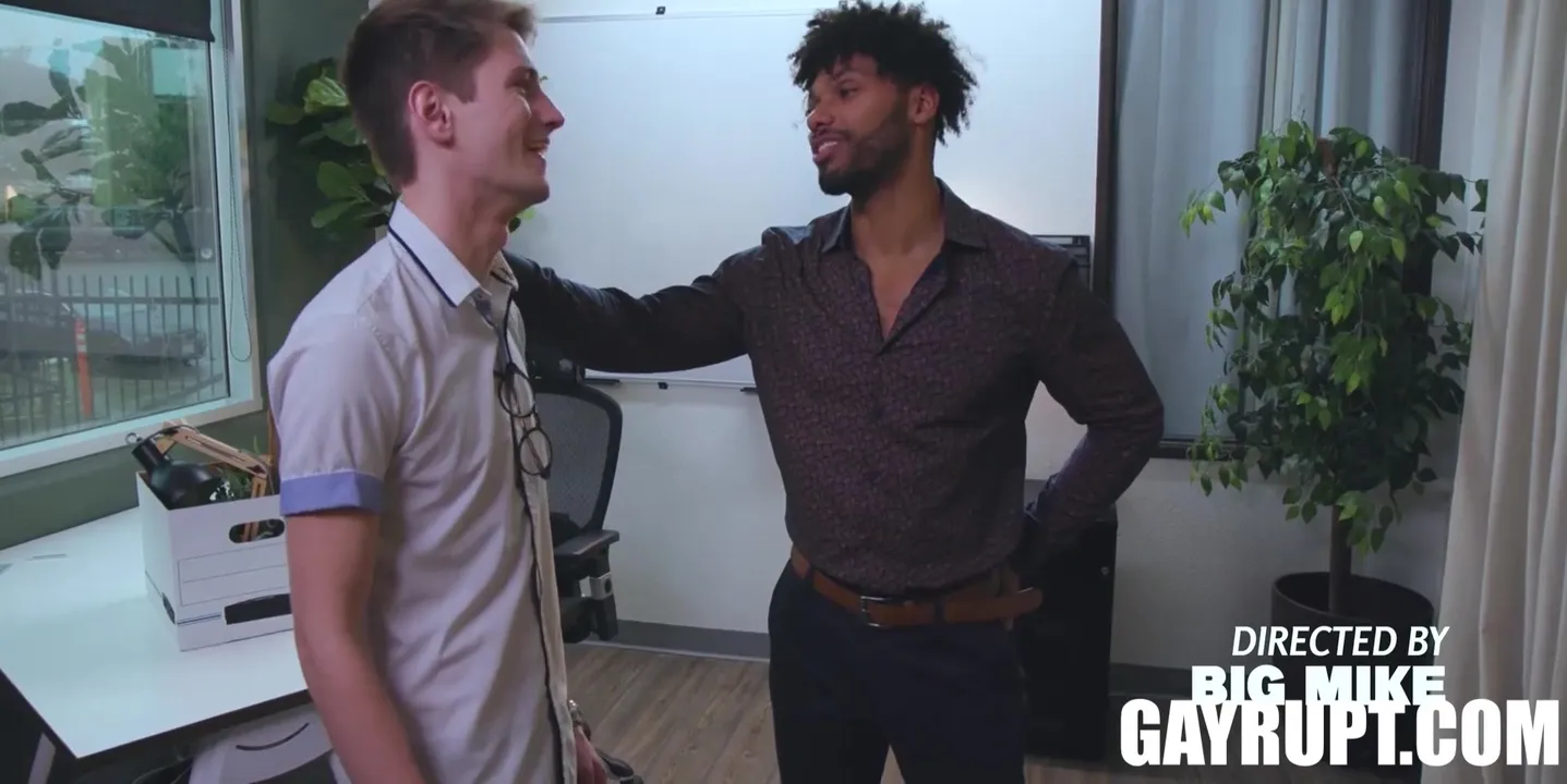 Trevor Harris And Tony Genius In Office Chemistry: Trevor Sucks Tonys Big Cock Hard 7 Min